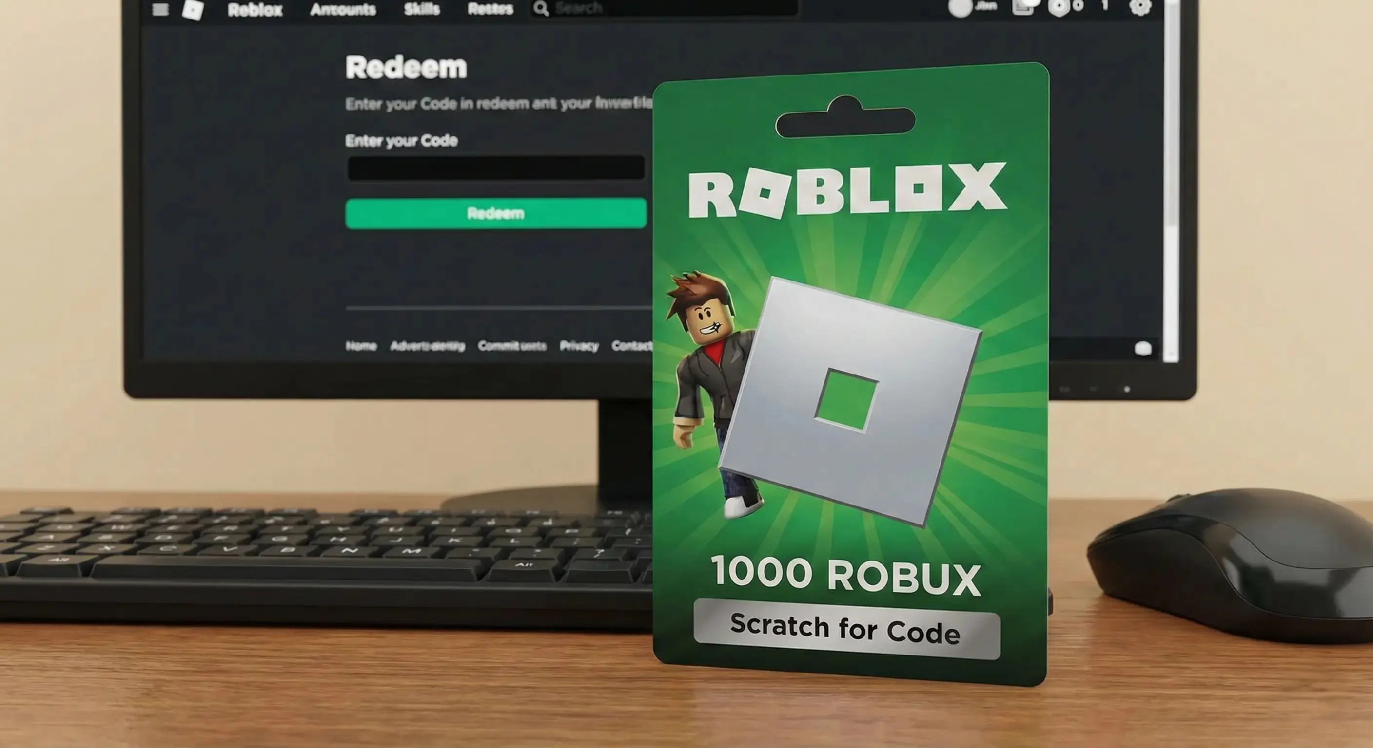Free 10000 Robux Codes in 2026 Illustration